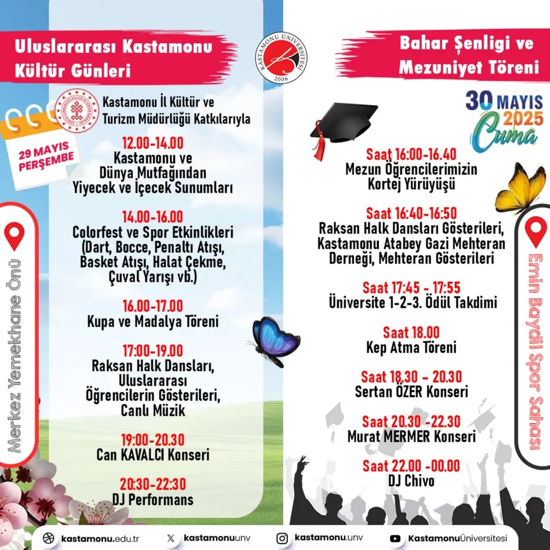 Bahar Şenliği ve Mezuniyet Törenimize Davetlisiniz