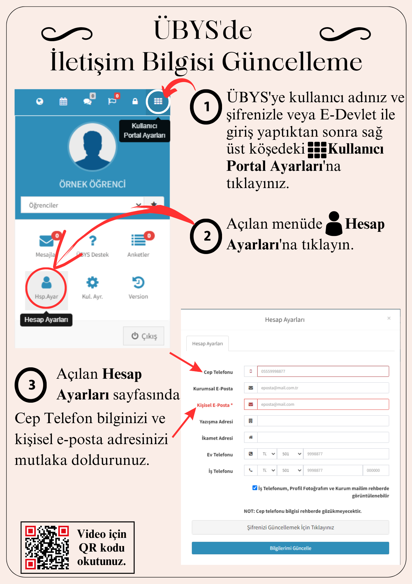 İletişim Bilgisi Güncelleme Image