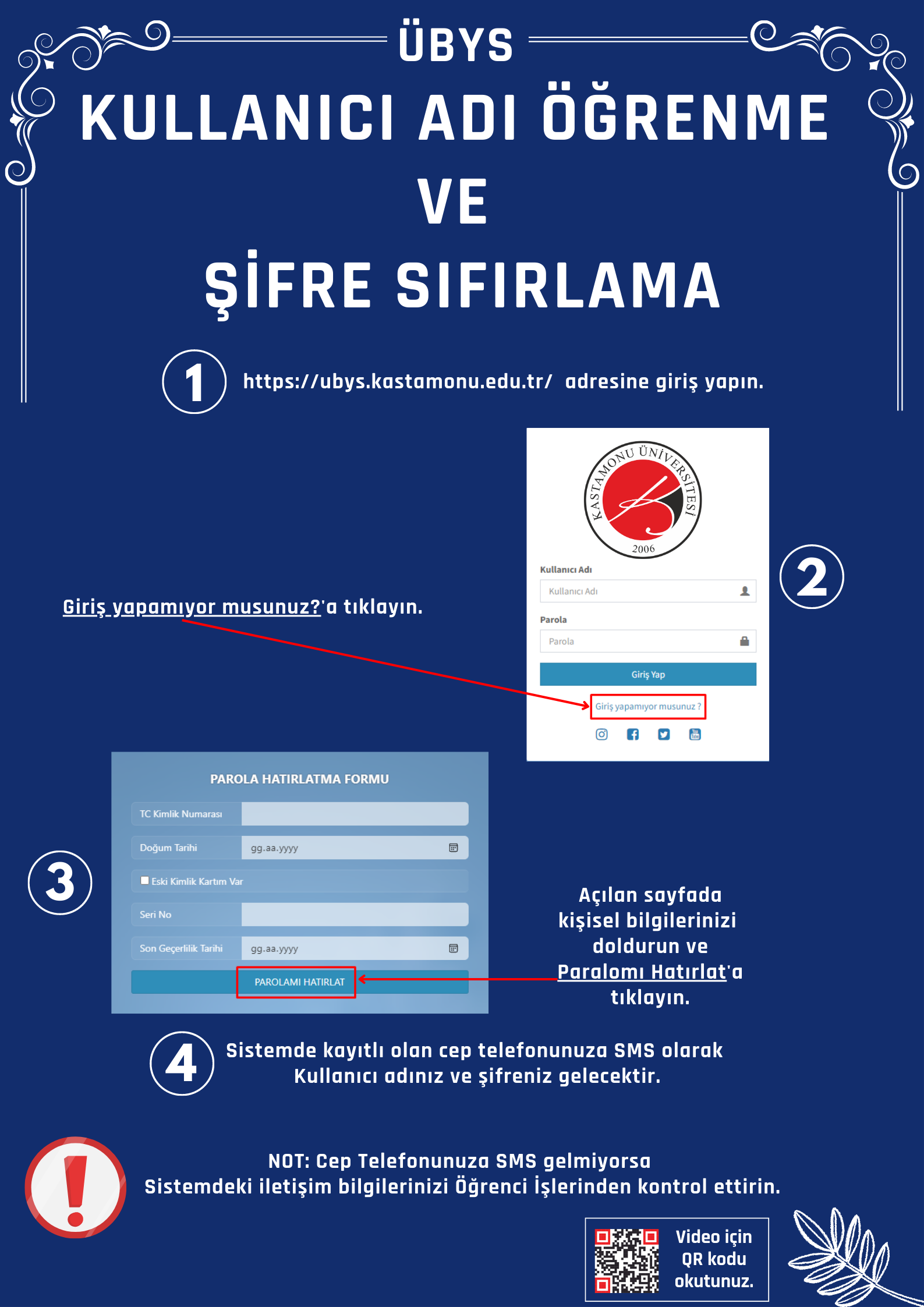 Kullanıcı Adı ve Şifre Öğrenme Image