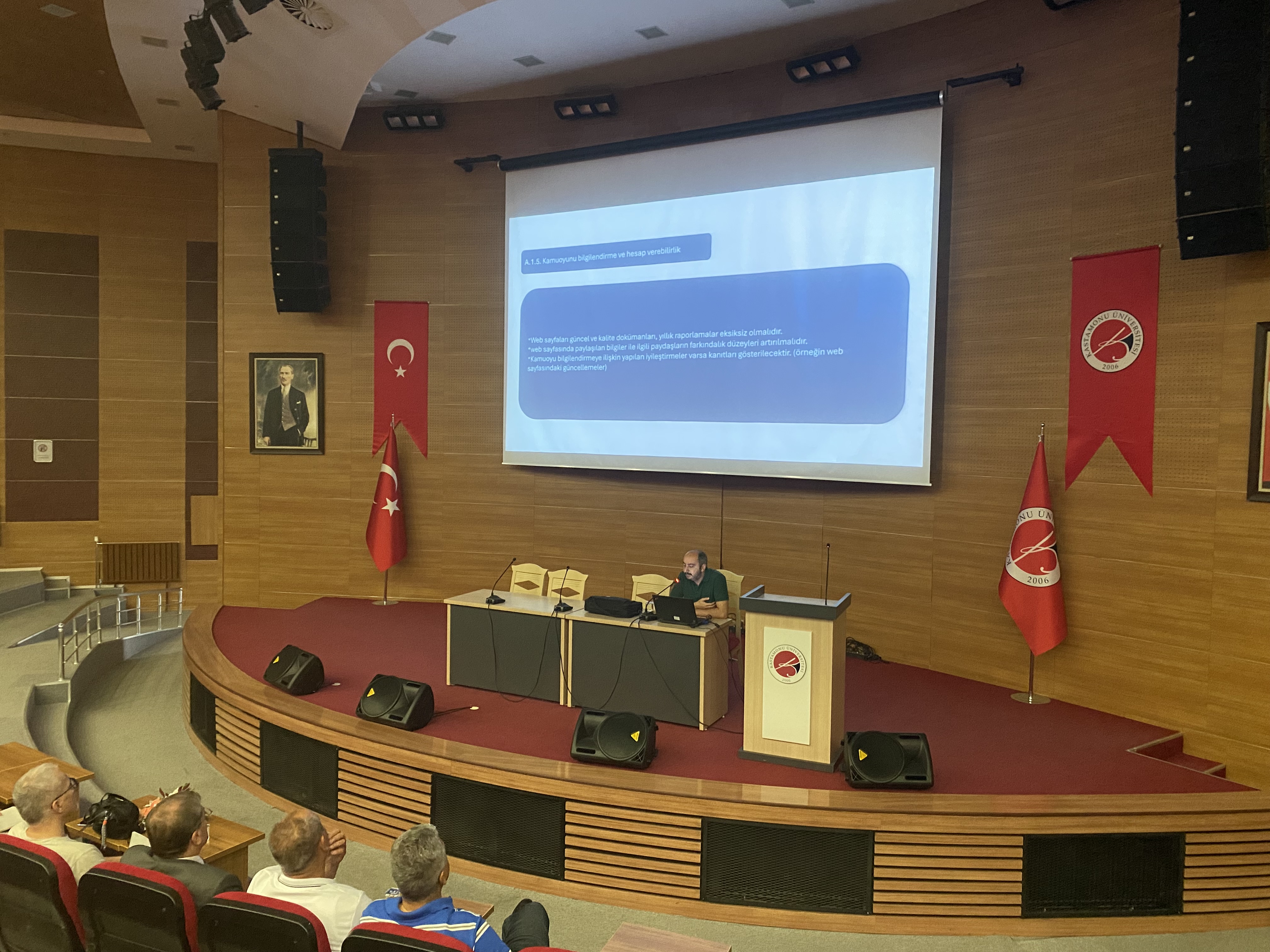 Kurumsal Akreditasyon Programı Bilgilendirme Eğitimine Katıldık
