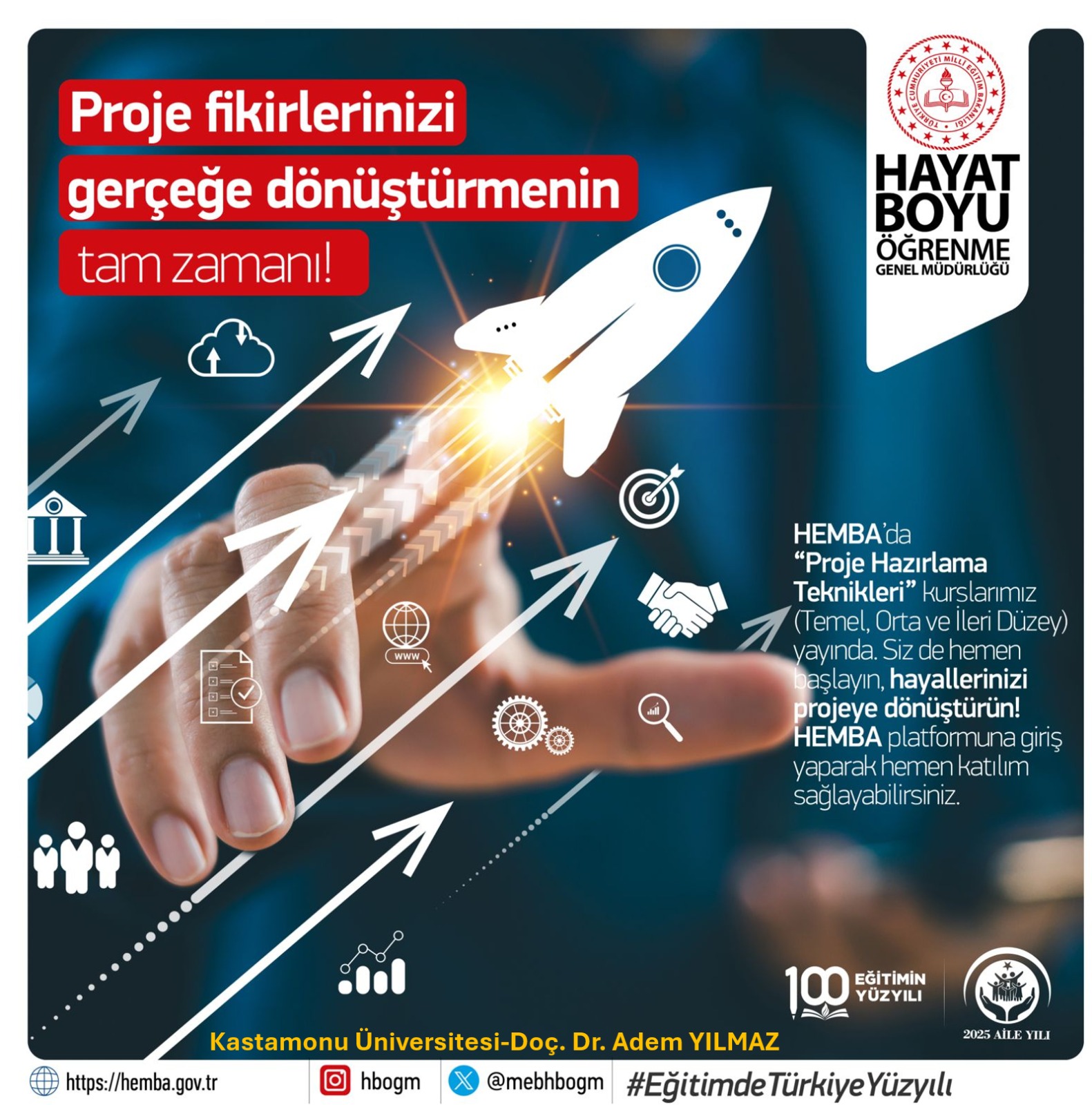 Kastamonu Üniversitesi’nden Büyük Katkı: Proje Hazırlama Teknikleri Kursları Yayında