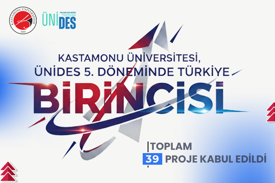 Kastamonu Üniversitesi, ÜNİDES 5. Döneminde Türkiye Birincisi Oldu