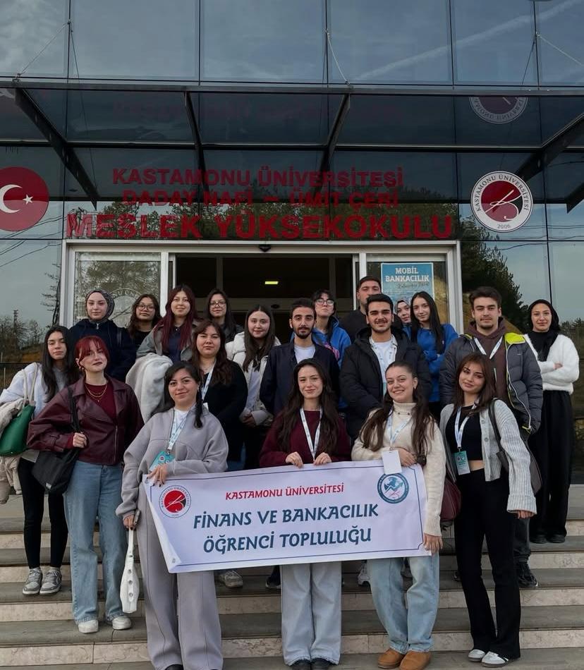 Üniversitemiz Daday Nafi Ve Ümit Çeri Meslek Yüksekokulunda Yönetici Topluluğumuz ile Finans ve Bankacılık Topluluğu Bir Araya Geldi