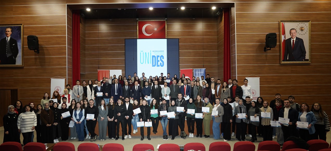 Üniversitemiz Daday Nafi ve Ümit Çeri Meslek Yüksekokulu Daday Gastronomi Topluluğumuz ÜNİDES Başarı Belgesi Aldı