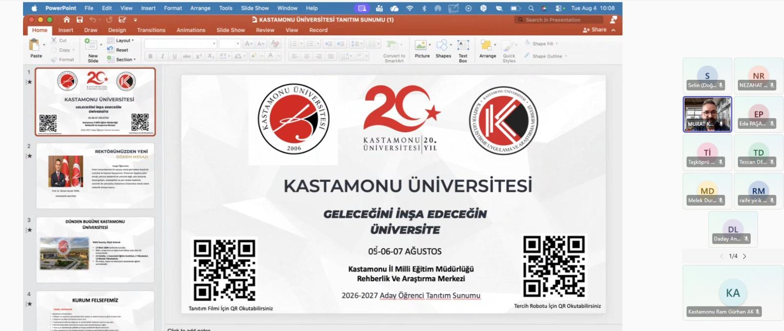 Kastamonu Üniversitesi Kariyer Merkezi, YKS Tercih Sürecinde Rehber Öğretmenlerle Buluştu