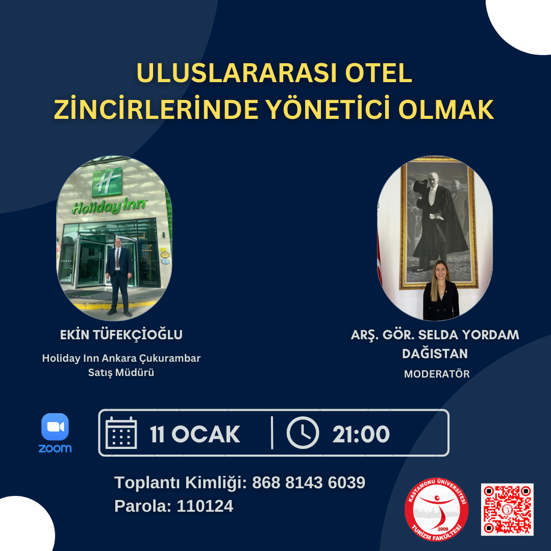 Uluslararası Otel Zincirlerinde Yönetici Olmak - Turizm Fakültesi